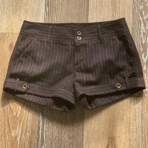 Free People | Pinstripe Wool Shorts 4 Like New